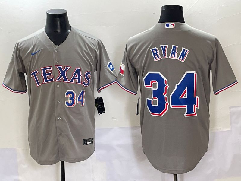 Men 2025 Texas Rangers #34 Ryan Grey Game Nike MLB Jersey style 5